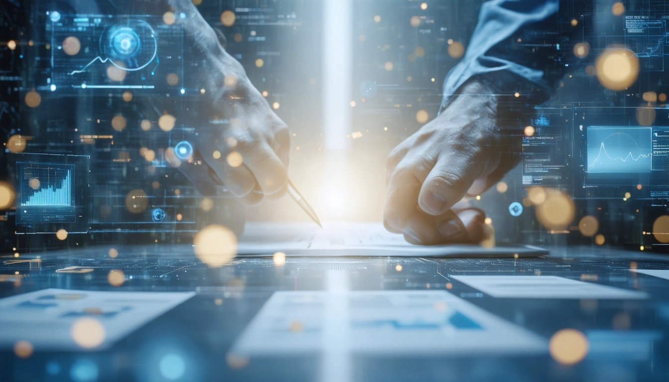 Flow diagram with chevrons and nodes